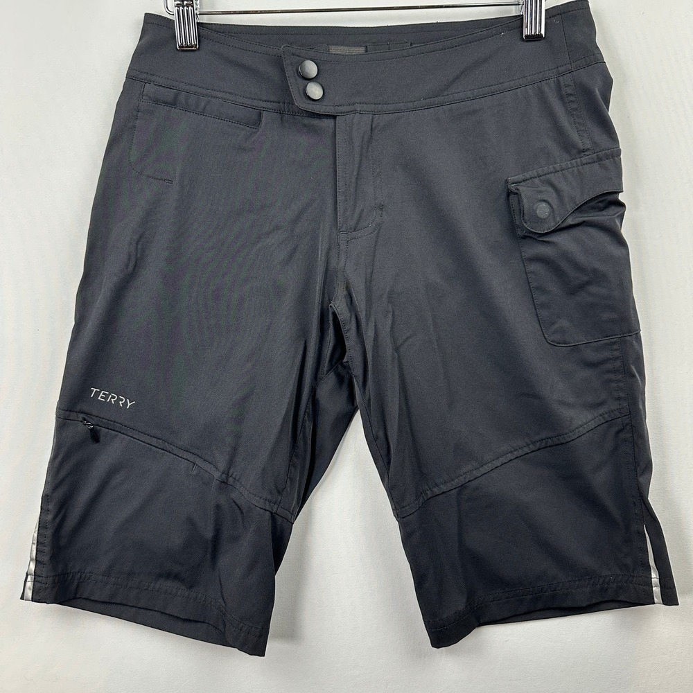 Terry Women's Metro Relaxed Cycling Shorts Mountain Biking Road Black Sz Small‎
